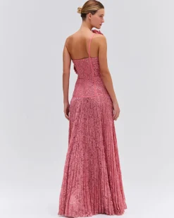PatBO Lace Bustier Maxi Dress- Dresses & Jumpsuits