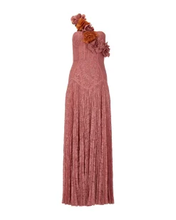 PatBO Lace Bustier Maxi Dress- Dresses & Jumpsuits