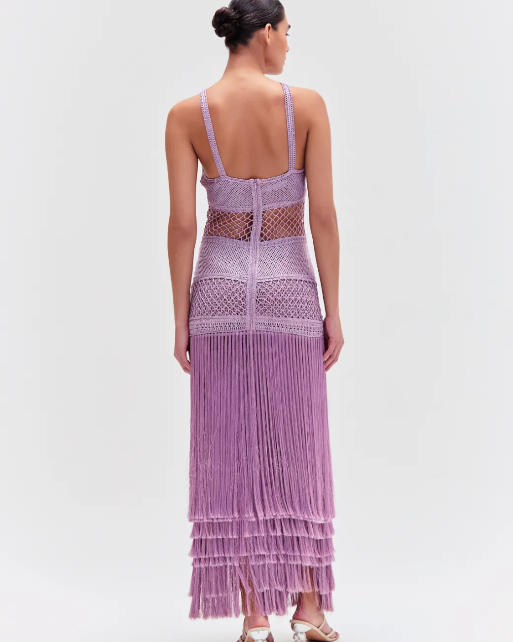 PatBO Latticework Fringe Maxi Dress (FINAL SALE)- Dresses & Jumpsuits