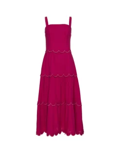 PatBO Linen Midi Dress- Dresses & Jumpsuits