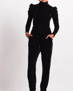PatBO Luxe Velvet Jogger (FINAL SALE)- Matching Sets|Bottoms