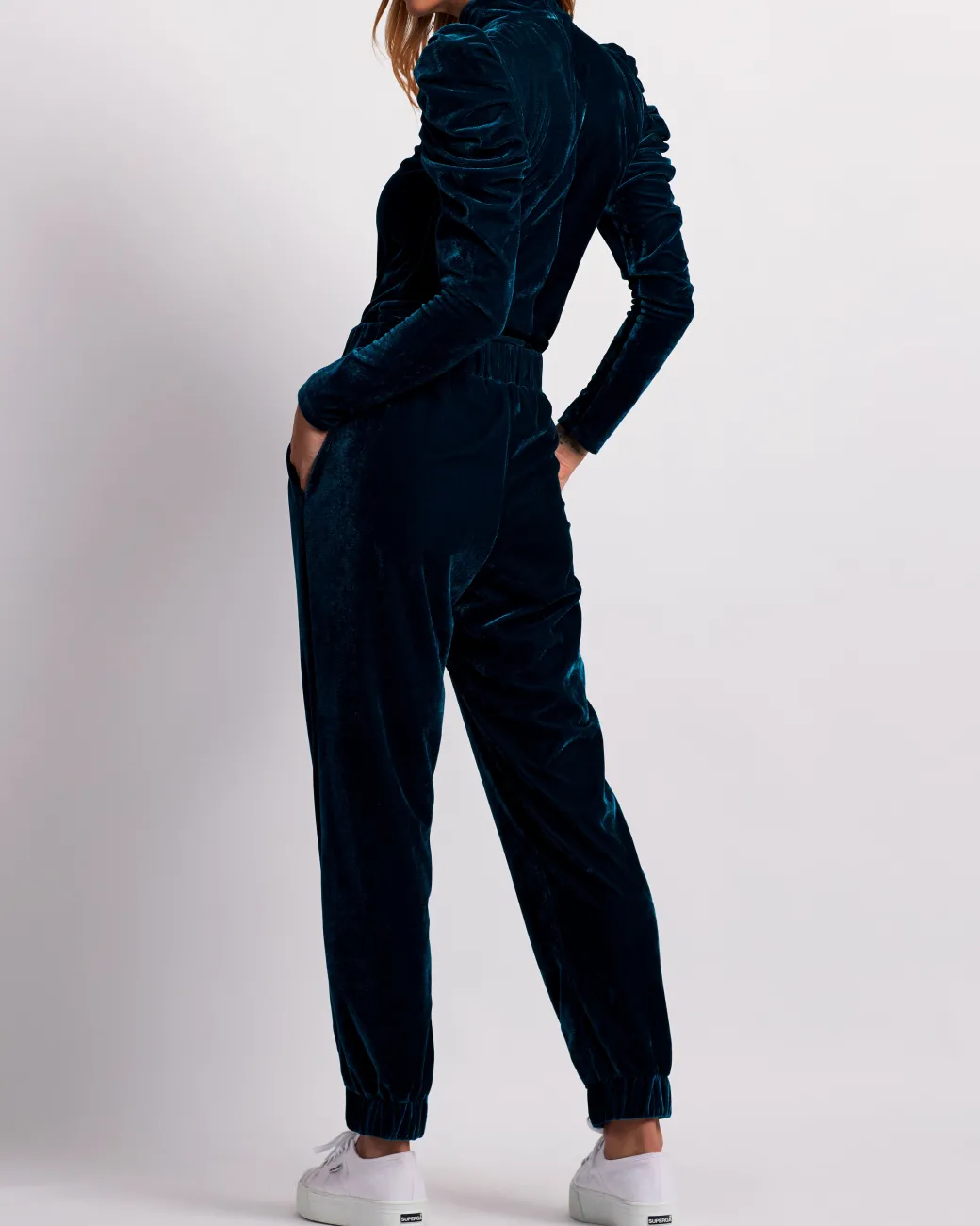 PatBO Luxe Velvet Jogger (FINAL SALE)- Bottoms