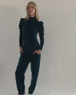 PatBO Luxe Velvet Jogger (FINAL SALE)- Bottoms
