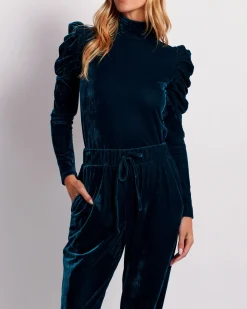 PatBO LUXE VELVET TURTLENECK (FINAL SALE)- Matching Sets|Tops & Bodysuits