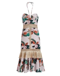 PatBO Magnolia Fitted Midi Dress (FINAL SALE)- Dresses & Jumpsuits