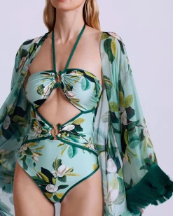 PatBO Magnolia Halterneck One Piece (EXCLUSIVE)- One Pieces