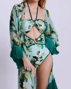 PatBO Magnolia Halterneck One Piece (EXCLUSIVE)- One Pieces
