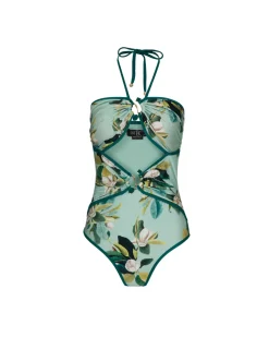 PatBO Magnolia Halterneck One Piece (EXCLUSIVE)- One Pieces