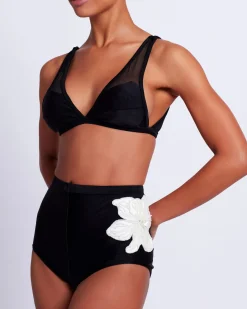 PatBO MESH PANEL BIKINI TOP (FINAL SALE)- Bikinis