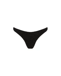 PatBO Metallic Jacquard Bikini Bottom- Bikinis