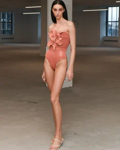 PatBO Metallic Jersey Orchid Bodysuit (FINAL SALE)- Tops & Bodysuits