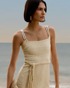 PatBO METALLIC KNIT MINI DRESS- Dresses & Jumpsuits