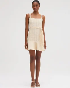 PatBO METALLIC KNIT MINI DRESS- Dresses & Jumpsuits