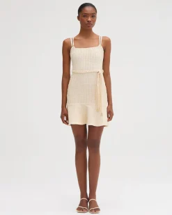 PatBO METALLIC KNIT MINI DRESS- Dresses & Jumpsuits