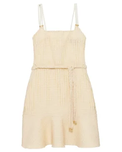 PatBO METALLIC KNIT MINI DRESS- Dresses & Jumpsuits