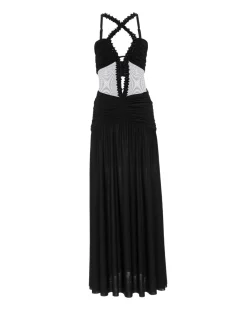 PatBO Moonlight Cross-Front Maxi Dress- Dresses & Jumpsuits