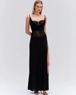 PatBO Moonlight Lace Maxi Dress- Dresses & Jumpsuits