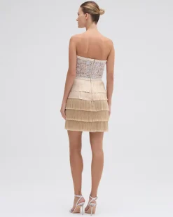 PatBO NATURAL CROCHET MINI DRESS- Dresses & Jumpsuits