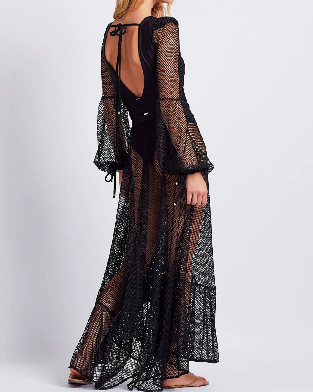 PatBO Netted Beach Skirt- Cover-ups