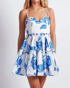PatBO Nightflower Cotton Mini Dress (FINAL SALE)- Dresses & Jumpsuits