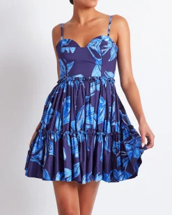 PatBO Nightflower Cotton Mini Dress (FINAL SALE)- Dresses & Jumpsuits