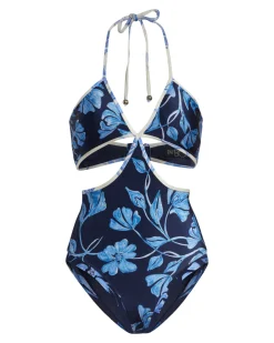 PatBO Nightflower Cutout Swimsuit (FINAL SALE)- One Pieces