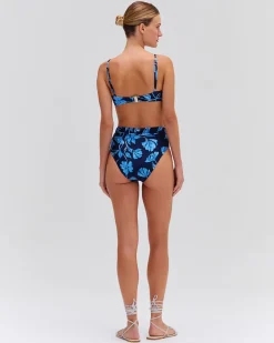 PatBO Nightflower High Cut Bikini Bottom (FINAL SALE)- Bikinis