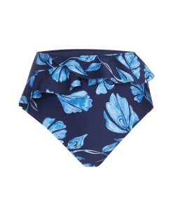 PatBO Nightflower High Waist Bikini Bottom (FINAL SALE)- Bikinis