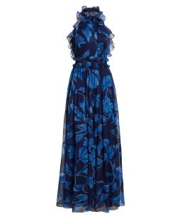 PatBO Nightflower Open Back Maxi Dress (FINAL SALE)- Dresses & Jumpsuits
