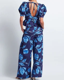 PatBO Nightflower Wide Leg Pant (FINAL SALE)- Matching Sets|Bottoms