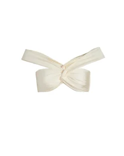 PatBO Off-The-Shoulder Bikini Top (FINAL SALE)- Bikinis