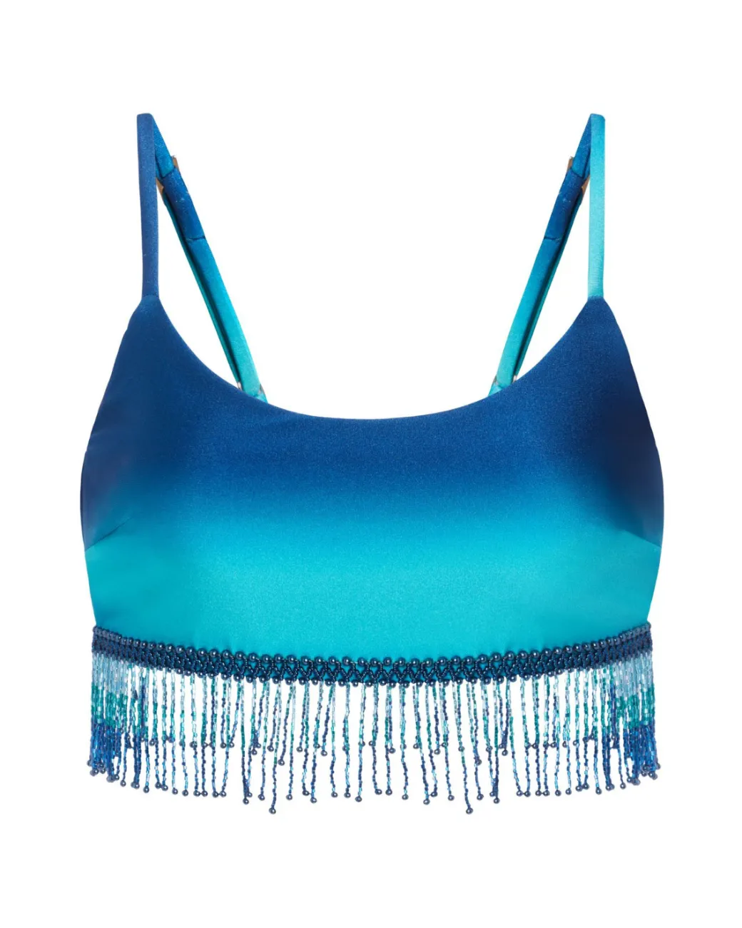 PatBO OMBRE BEADED CROPPED TOP (FINAL SALE)- Tops & Bodysuits|Matching Sets