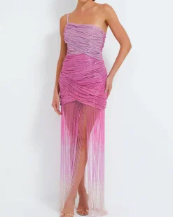 PatBO Ombre Beaded Gown (EXCLUSIVE)- Dresses & Jumpsuits