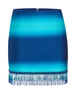 PatBO OMBRE BEADED MINI SKIRT (FINAL SALE)- Cover-ups|Matching Sets