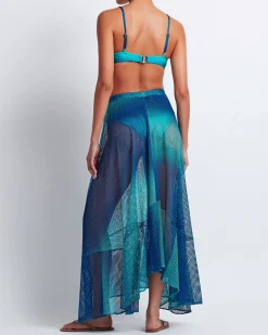 PatBO OMBRE NETTED BEACH SKIRT (FINAL SALE)- Cover-ups|Matching Sets