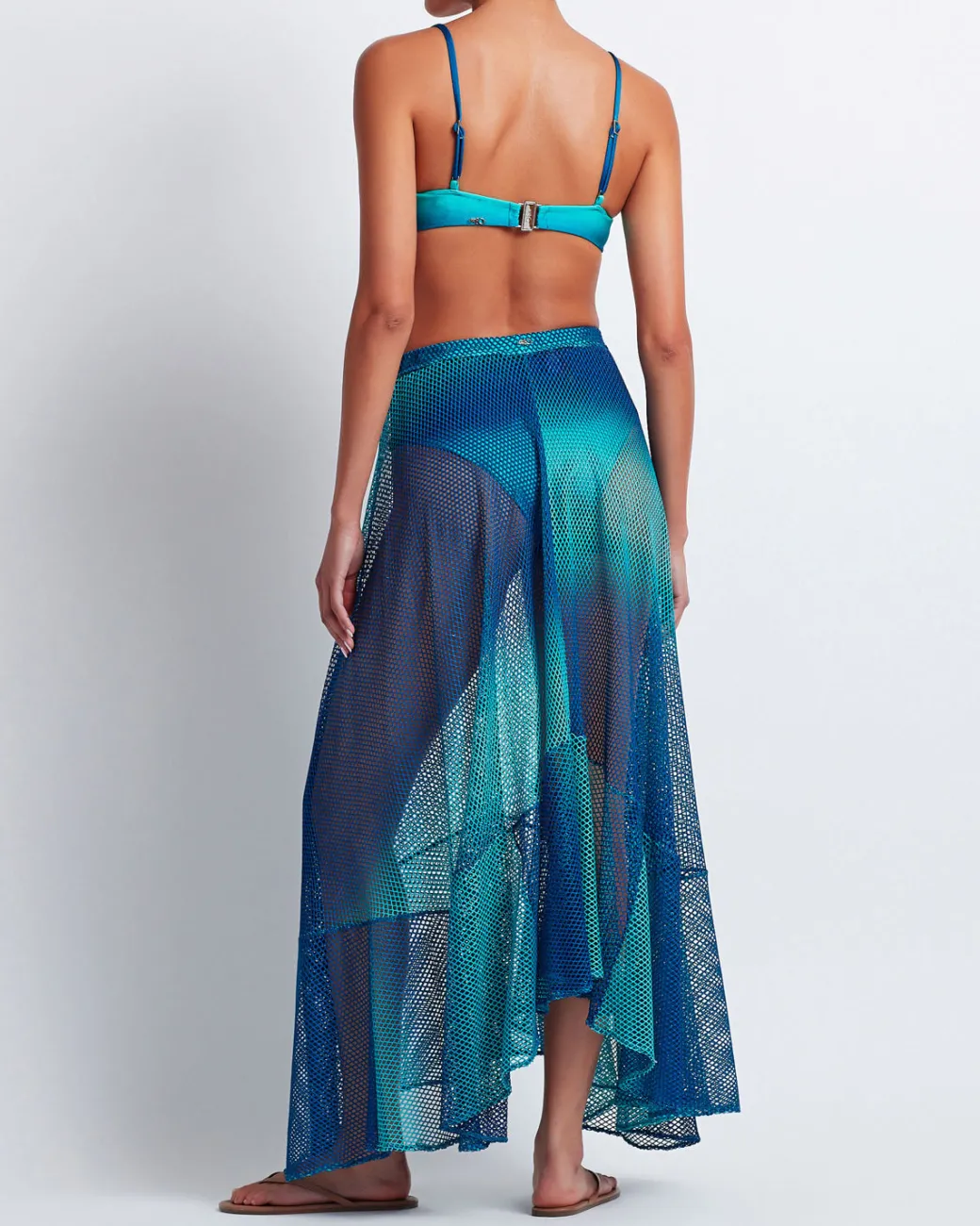 PatBO OMBRE NETTED BEACH SKIRT (FINAL SALE)- Cover-ups|Matching Sets