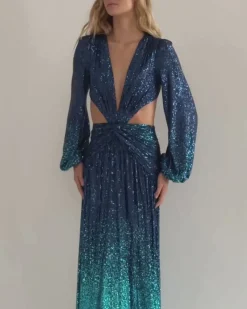 PatBO OMBRE SEQUIN GOWN (FINAL SALE)- Dresses & Jumpsuits