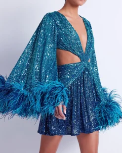 PatBO OMBRE SEQUIN MINI DRESS (FINAL SALE)- Dresses & Jumpsuits