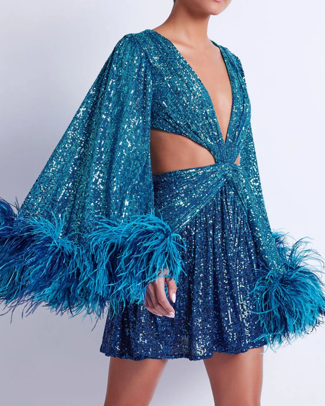 PatBO OMBRE SEQUIN MINI DRESS (FINAL SALE)- Dresses & Jumpsuits