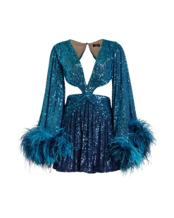 PatBO OMBRE SEQUIN MINI DRESS (FINAL SALE)- Dresses & Jumpsuits