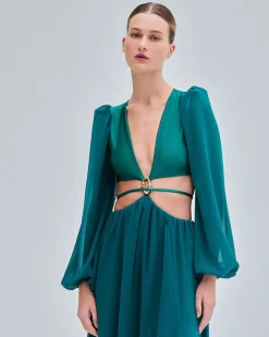 PatBO PISCINA CUTOUT MAXI DRESS (FINAL SALE)- Beach Dresses