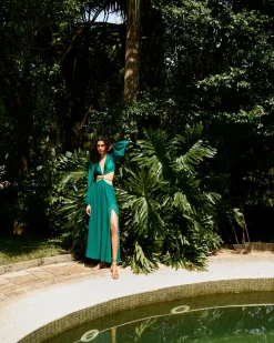 PatBO PISCINA CUTOUT MAXI DRESS (FINAL SALE)- Beach Dresses