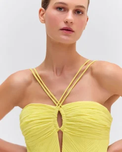 PatBO Pleated Chiffon Mini Dress (FINAL SALE)- Dresses & Jumpsuits