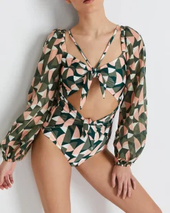 PatBO Plitka Cut-out Bodysuit (FINAL SALE)- One Pieces|Tops & Bodysuits
