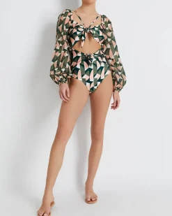 PatBO Plitka Cut-out Bodysuit (FINAL SALE)- One Pieces|Tops & Bodysuits