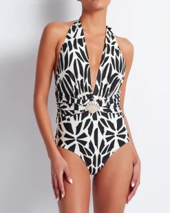 PatBO PLUNGE ONE PIECE SWIMSUIT (FINAL SALE)- One Pieces