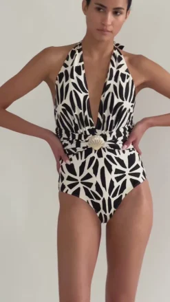 PatBO PLUNGE ONE PIECE SWIMSUIT (FINAL SALE)- One Pieces
