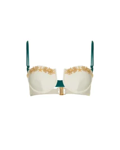PatBO PORTOFINO HAND-BEADED BIKINI TOP- Bikinis