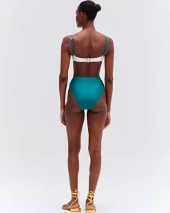 PatBO PORTOFINO HAND-BEADED BIKINI BOTTOM- Bikinis
