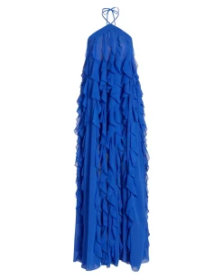 PatBO RUFFLE HALTERNECK MAXI DRESS (FINAL SALE)- Dresses & Jumpsuits